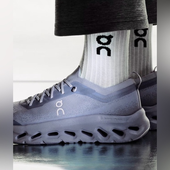 On Running Cloudtilt Moon Women’s Nimbus Blue Sneakers Sz 9 Speed Lacing - Picture 6 of 13